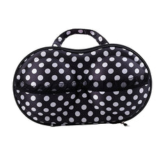 Polka Dot Portable Bra Storage Bag Underwear Travel Organizer