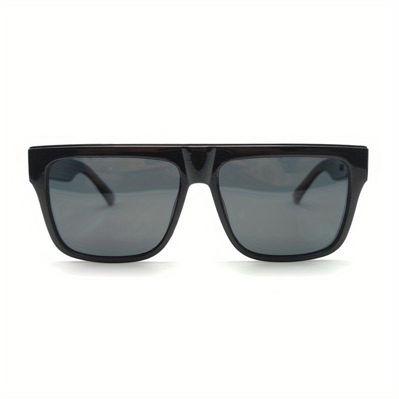 Men's Polarized Sunglasses Large Frame UV400 Eyewear with Case