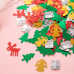Christmas Tree Ornaments Snowflake Confetti Decorations