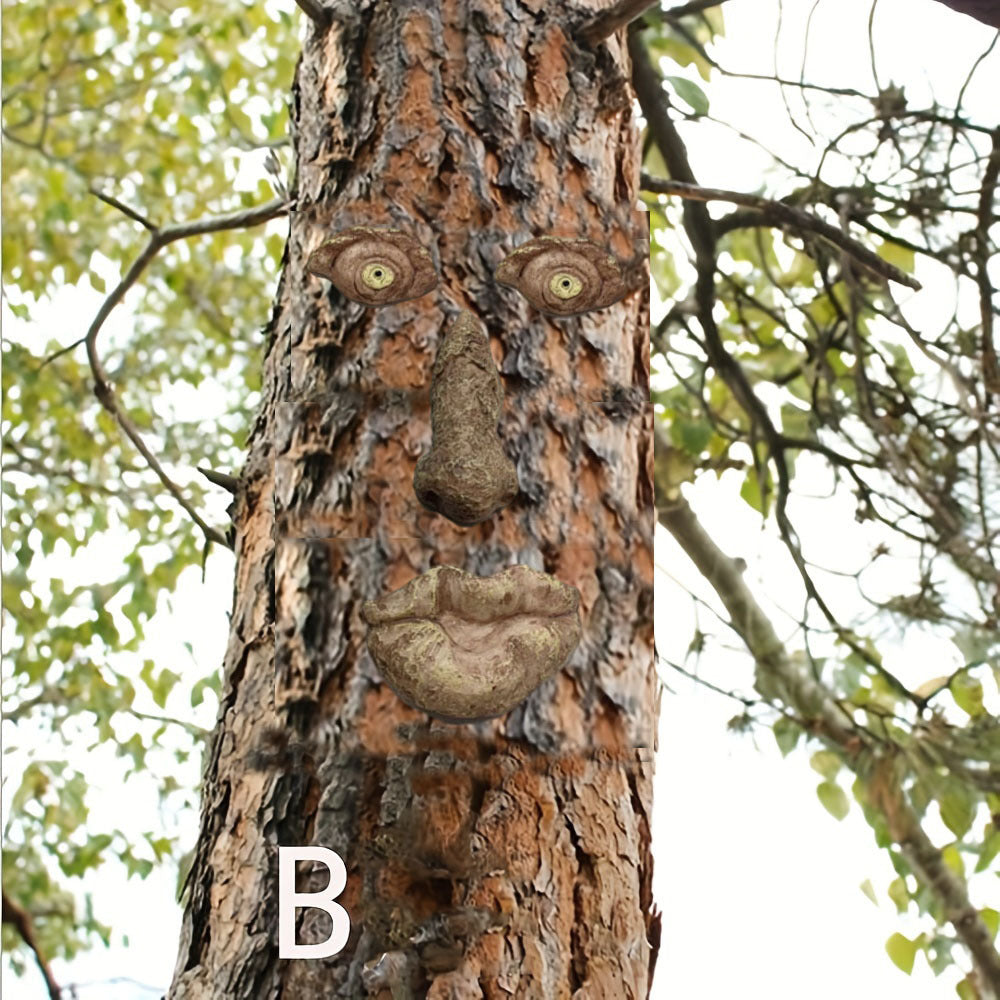 Easter Outdoor Tree Face Monster Resin Ornament Decoration