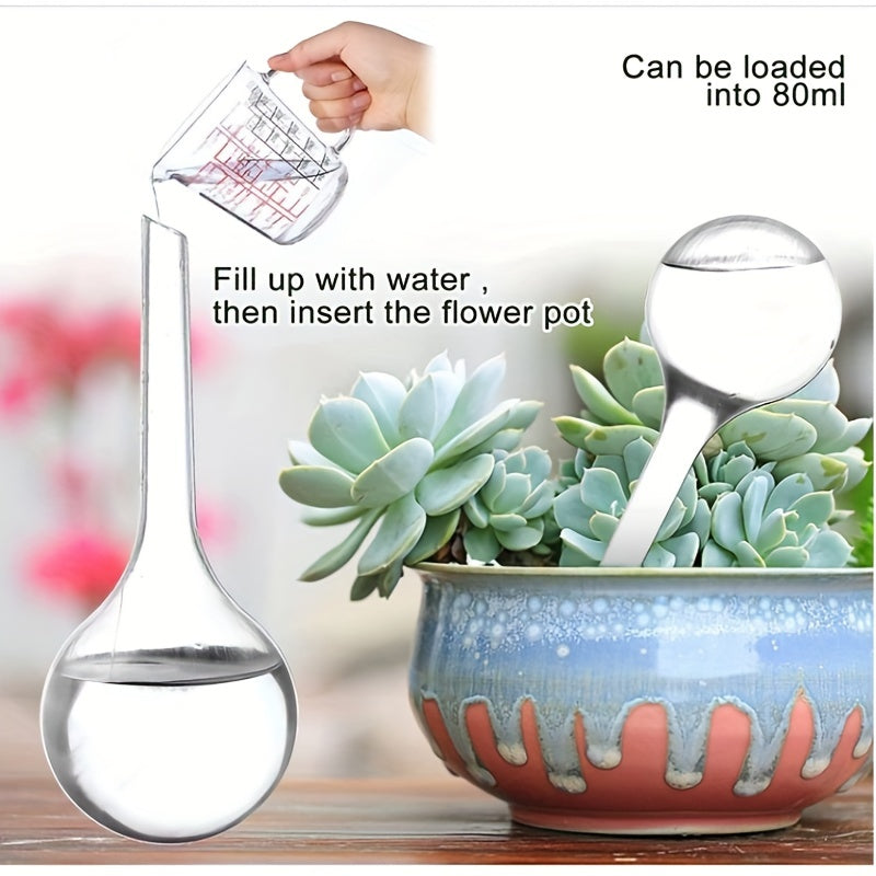 8pcs Plant Bulbs Watering Dispenser 2inch S Size 80ml Automatic Plant Waterers