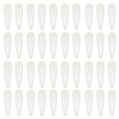 40 Pcs Metal Snap Side Clip Barrettes for Women Hair Accessories
