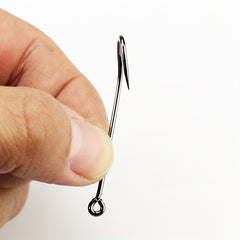 50pcs Bait Holder Hooks High Carbon Steel Corrosion Resistant