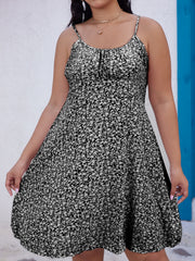  Ditsy Print Cami Dress