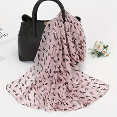 Bohemia Chiffon Scarf Vintage Leopard Animal Print Shawl