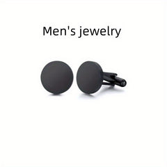 Men's Stainless Steel Tuxedo Cufflinks Business Gift Shirt Cufflinks