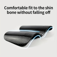 Carbon Fiber Football Shin Guards Lightweight Soccer Training Gear