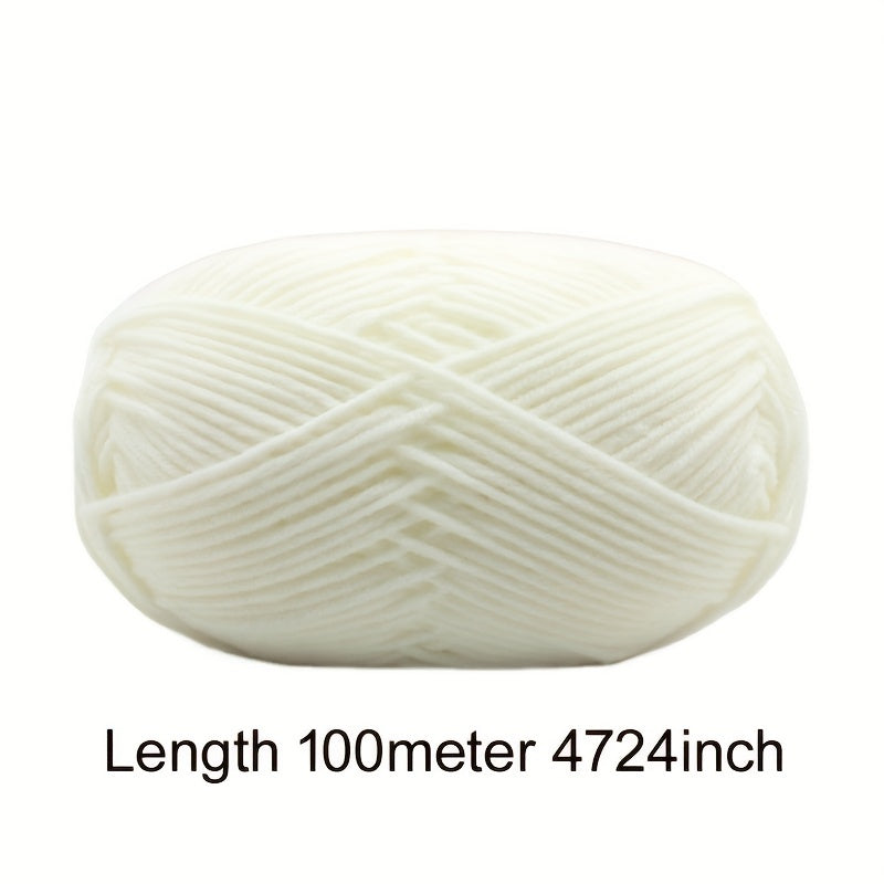 100M Soft Crocheting Yarn For Hand Knitting Fingering Sock Yarn