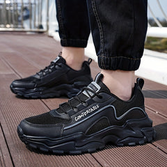 Men's Chunky Jogging Gym Sneakers Breathable Shock Absorbing