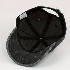 Vintage Fishing Hat Baseball Cap Sun Protection Casual Twill Fitted Cap