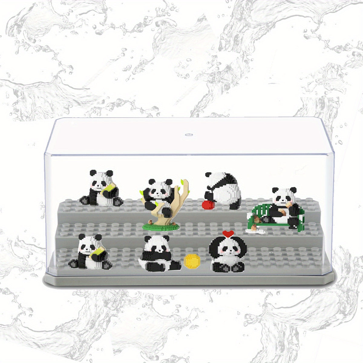 3 Layer Acrylic Display Case For Toy Collection Dustproof Clear
