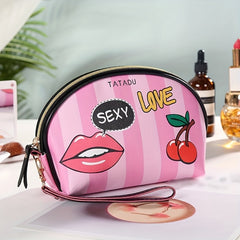 Lip Print Coin Purse Travel Storage Bag