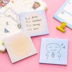 50 Sheets Multiple Colors Sticky Notes for Office Notebook Stickers