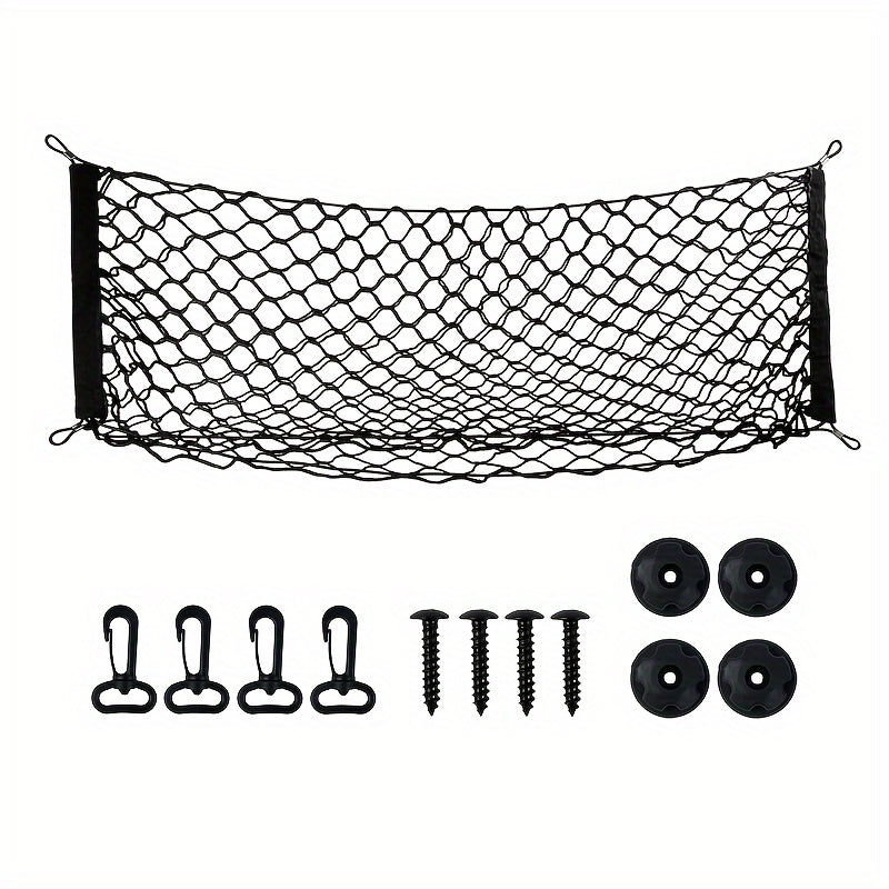 Car Sundries Storage Mesh Bag Double Single Layer Organizer