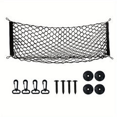 Car Sundries Storage Mesh Bag Double Single Layer Organizer