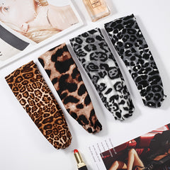 Leopard Print Knot Boho Headbands For Women Wide Sweatbands Hair Accessories
