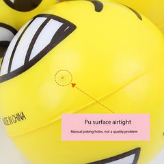 Smiling Face Pressure Ball PU Ball Elastic Ball Foam Decompression