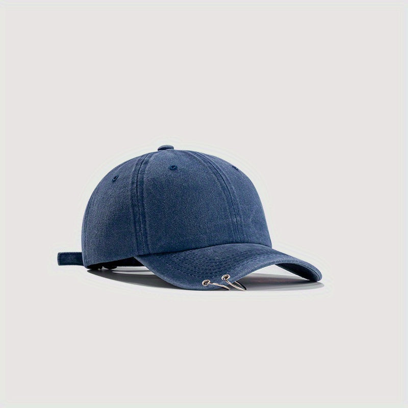 Vintage Distressed Baseball Cap Solid Sun Hat Unisex Dad Hats