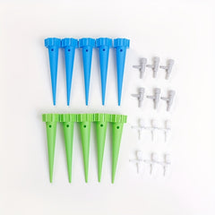 12pcs Watering Device Seepage Dripper with Switch Control Valve