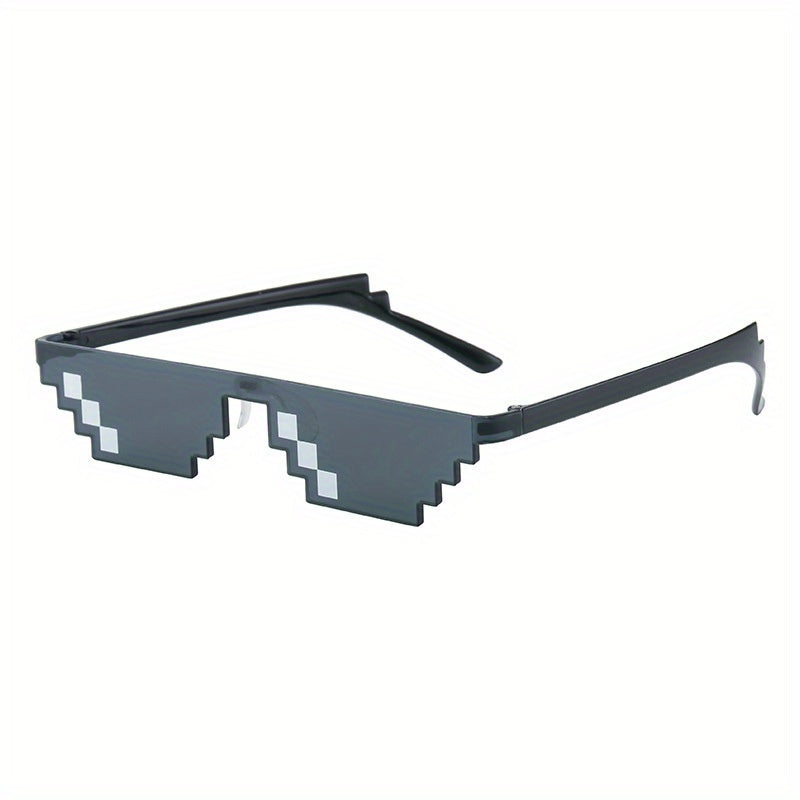 Y2K Mosaic Sunglasses For Women Men Funny Party Decorative Sun Shades