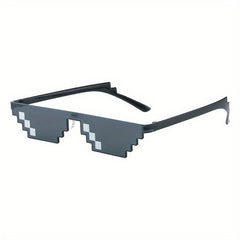 Y2K Mosaic Sunglasses For Women Men Funny Party Decorative Sun Shades