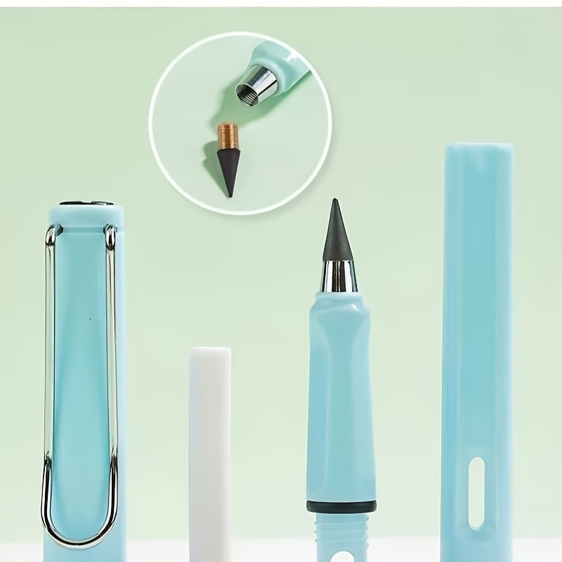 Macaron Pencil Set with 6 Non-Sharpening Pencils