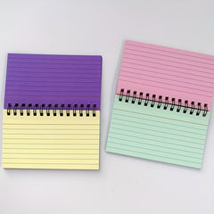 5-Line Tearable Coil Book Index Card Small Memo Pad Notebook