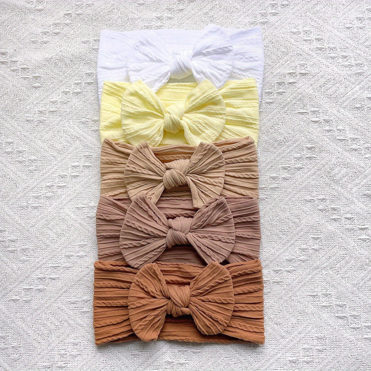 Kids Elastic Headband Bow Soft Skin Friendly