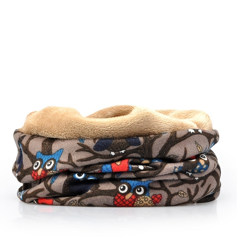 Women Baggy Beanie Hat Stretch Infinity Scarf Head Wrap Cap