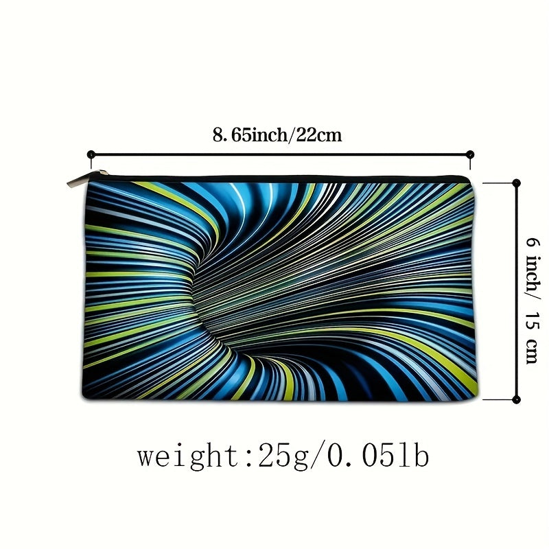 Multifunctional Zipper Clutch Bag Lightweight Toiletry Wash Bag