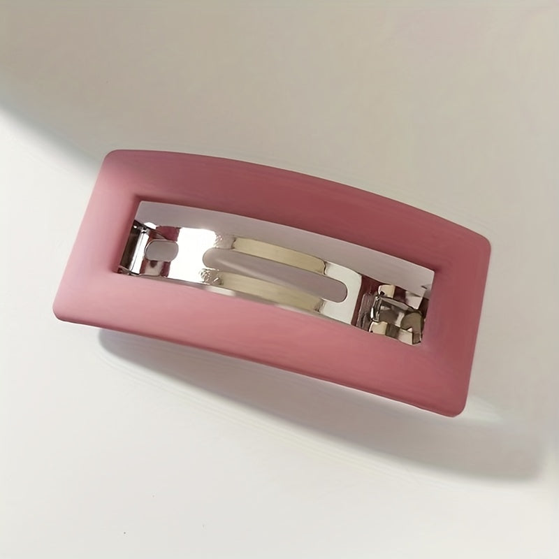 Hollow Square Hair Clip for Girls and Women