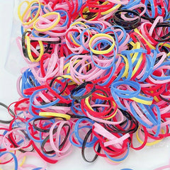 2000pcs Colorful Rubber Band Hair Accessories