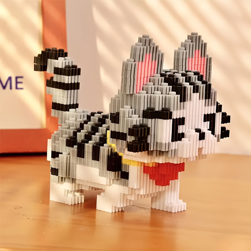 1729pcs Cat Building Blocks Set for Party Games & Decor