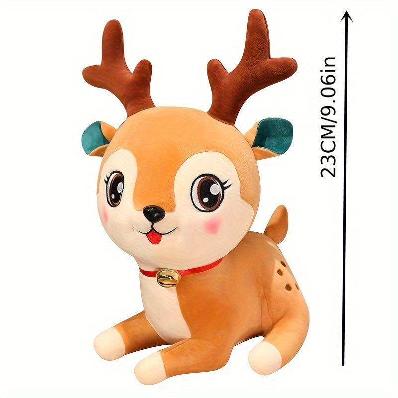 Christmas Deer Doll Plush Pillow Home Decoration