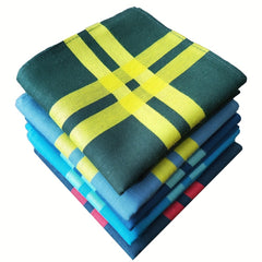 5-Pack Men's Silk Satin Strip Soft Handkerchief