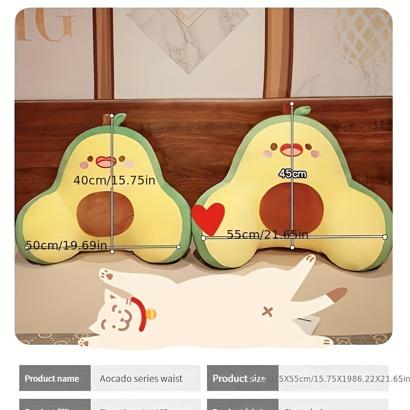 Avocado Plush Fruit Pillow Funny Fruit Throw Pillows Stuffed