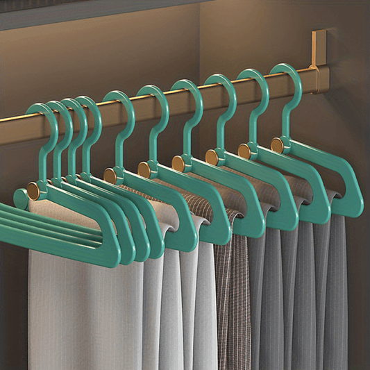 5pcs Trouser Hangers with Built-in Storage Gods Shaped Trouser Clips
