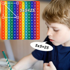 12x12 Multiplication Push Bubble Fidget Toy for Kids