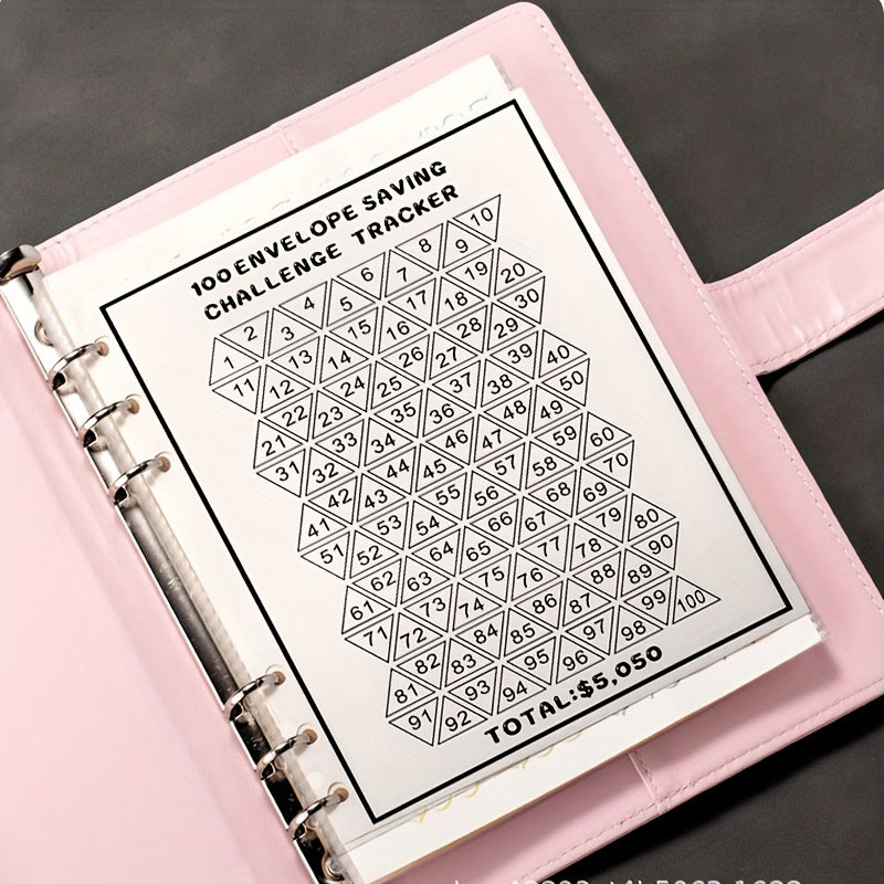 100 Envelope Challenge Binder for Easy Saving