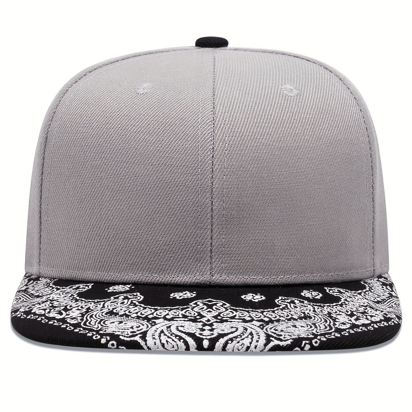 Paisley Print Baseball Cap Hip Hop Block Snapback Hats