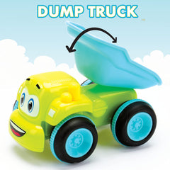 Friction Powered Trucks Playset for Kids, Construction Vehicle Set
