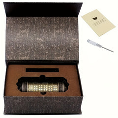Copper Engraved Cipher Puzzle Roll for Escape Room - Ideal Romantic Gift