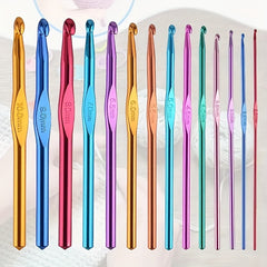 DIY Knitting Tool Crochet Set Aluminum Knitting Crochet Supplies Kit