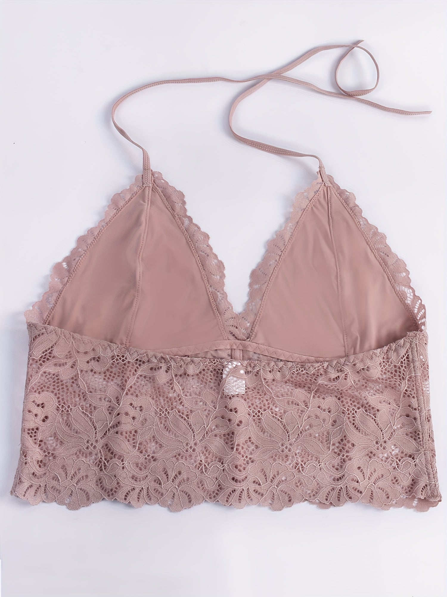  Lace Halter Neck Sexy Bra Women's Cami Tops