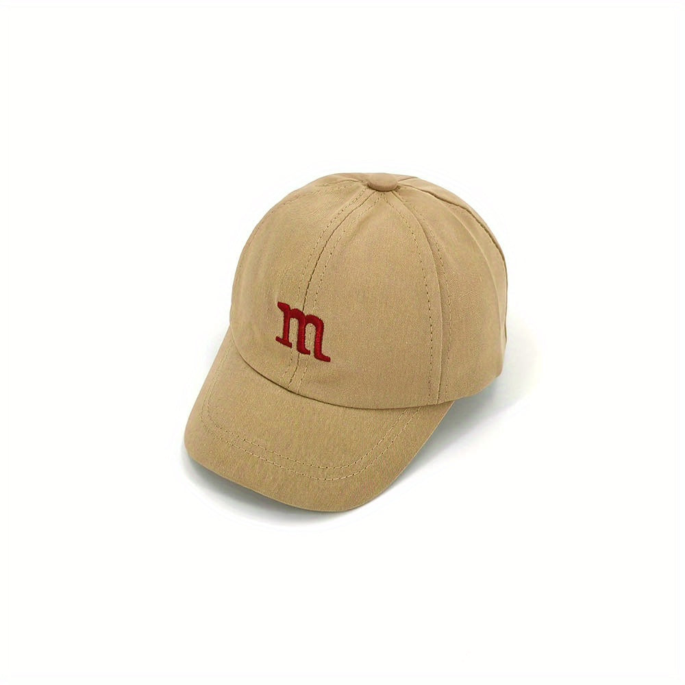 Kids Cartoon Embroidered Baseball Cap - All Seasons