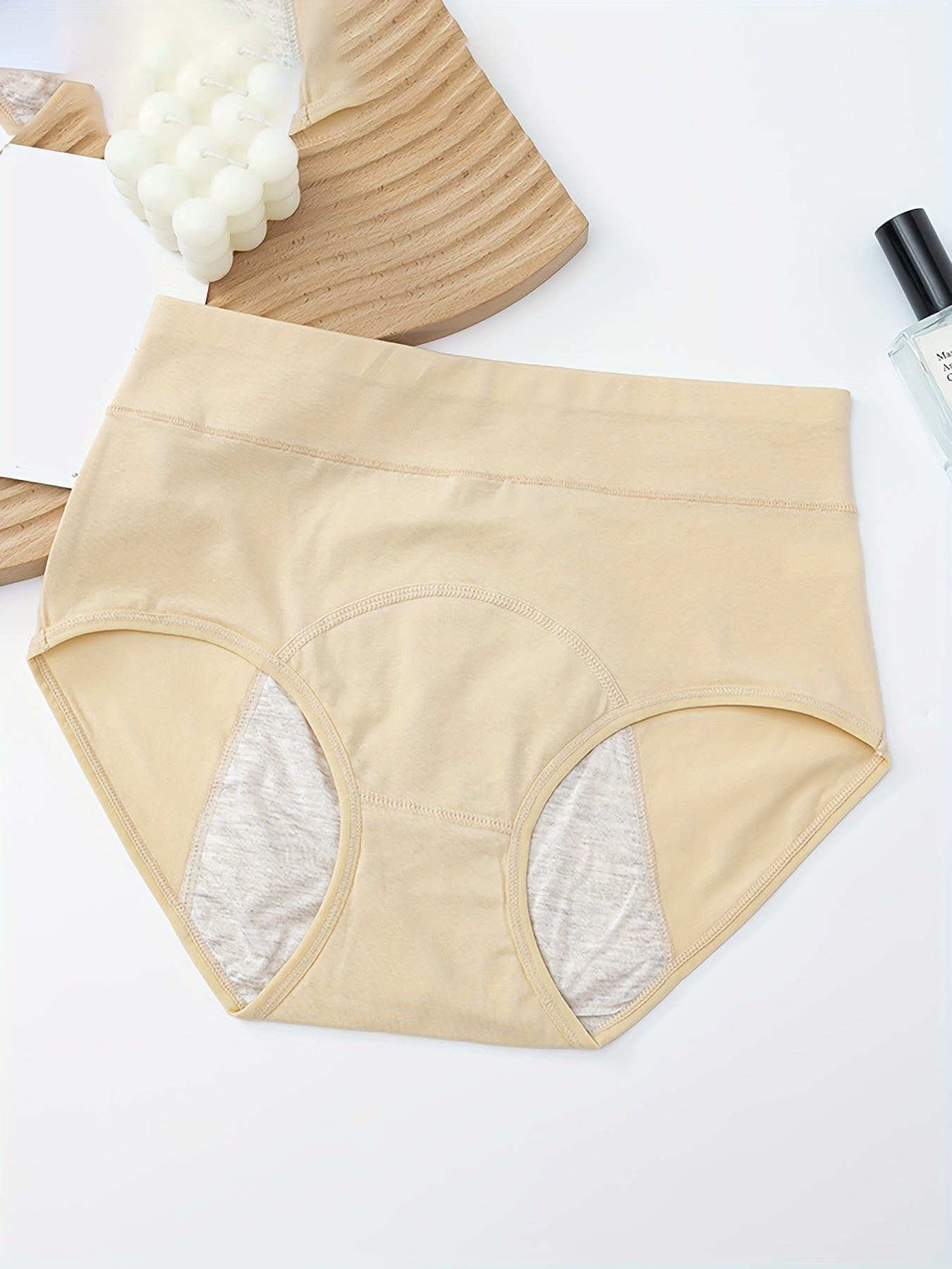 3pcs Period Panties Full Coverage Anti Leak Women's Underwear