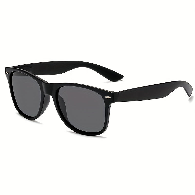 Men's Square Coated Rice Nail Sunglasses Retro UV400