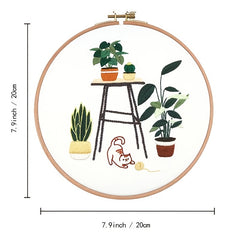 DIY Embroidery Kit Gift for Beginner Framing Tools