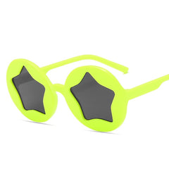 Kids Round Frame Star Sunglasses for Outdoor