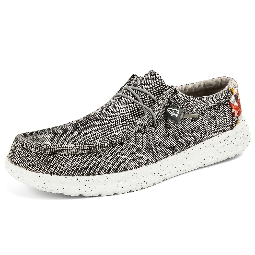 Men's Lightweight Canvas Loafer Shoes Casual Slip On Sneakers